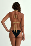 PARADISO TOP - BLACK GOLD